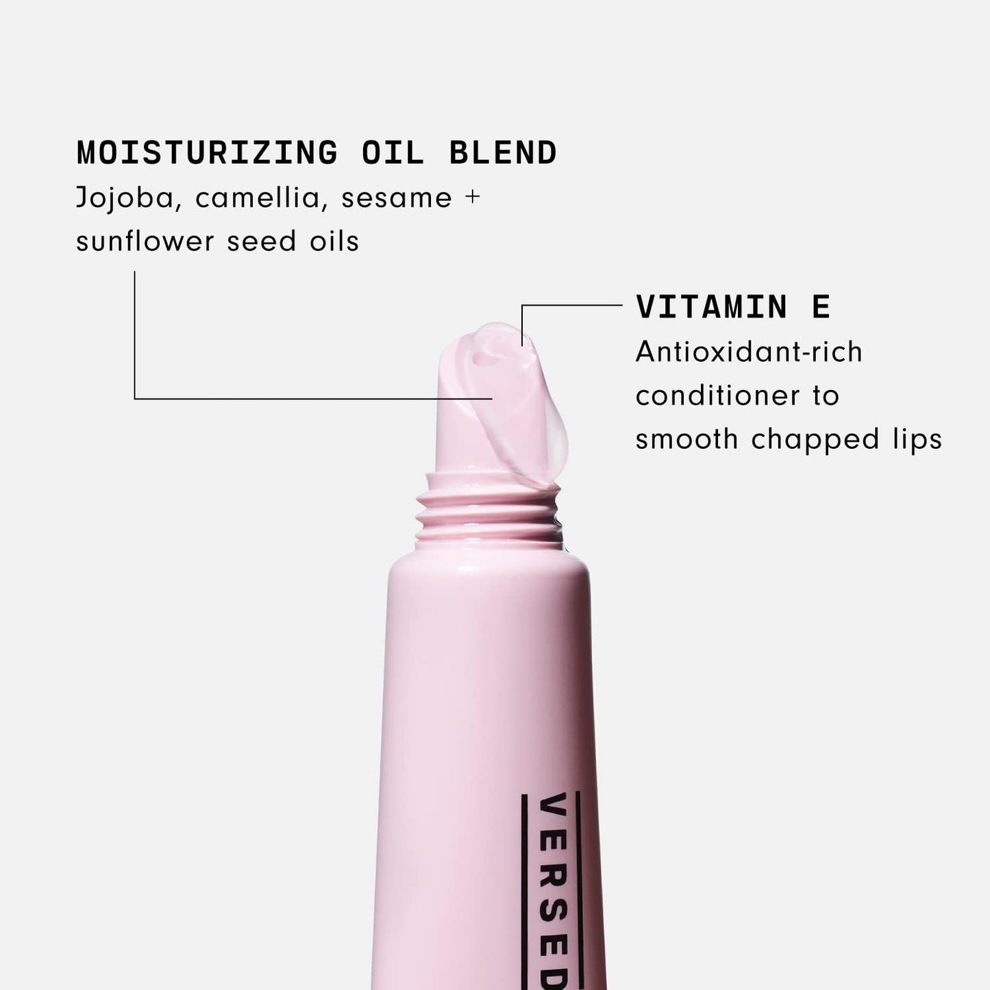 Versed - Aceite labial teñido Silk Slip, higo - Tinte labial Sheer Mauve Berry - hidratante de larga duración con