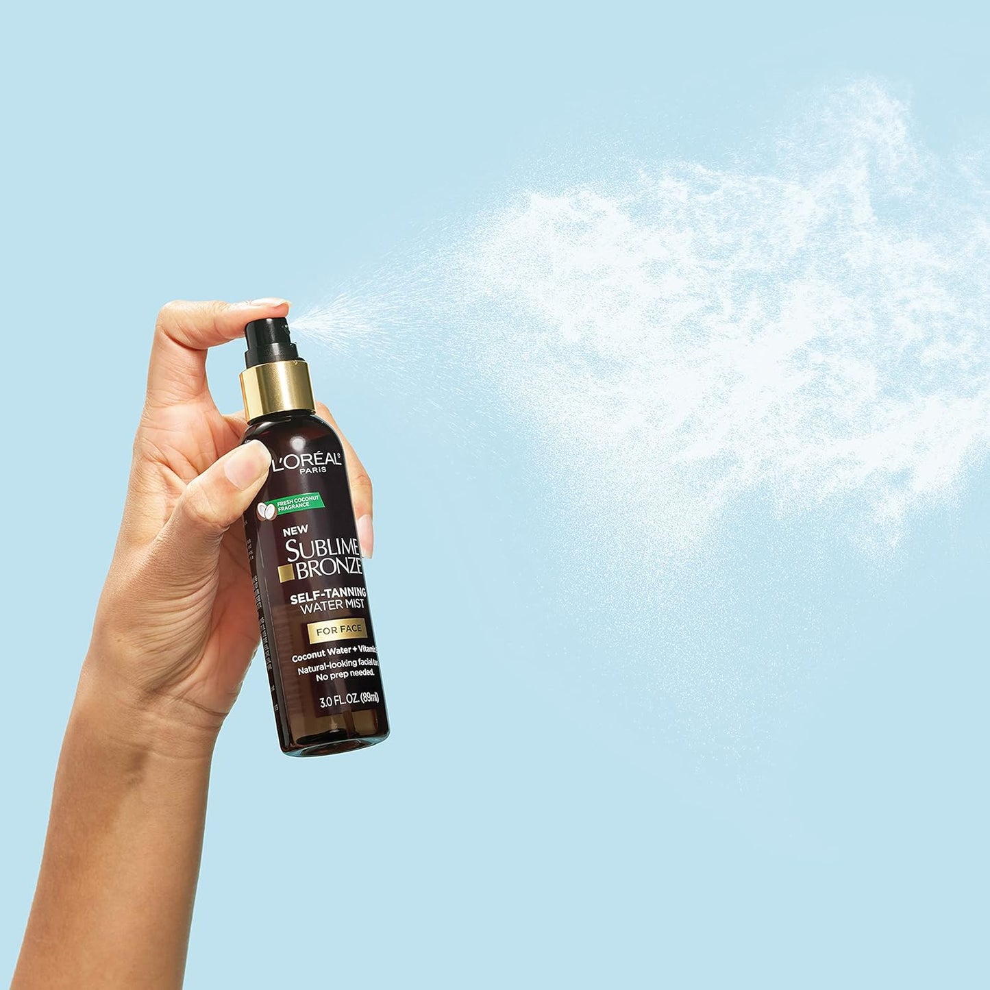 L'Oreal Paris Sublime Bronze - Mist para auto- bornceado de Cara, Water-Based Formula, 3 Ounce