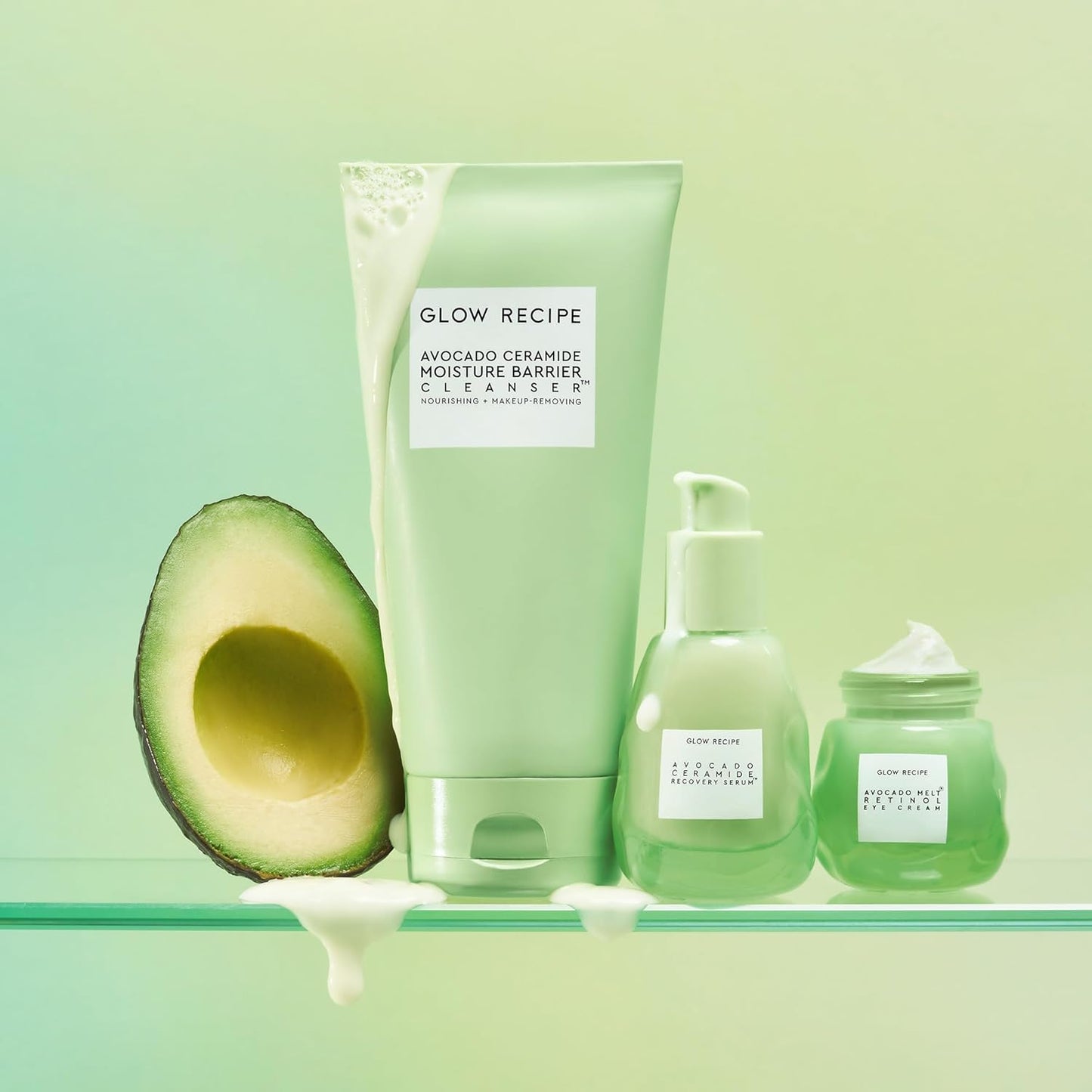 Glow Recipe Avocado Cleanser - Limpiador facial con barrera de humedad y ceramida de aguacate - 150ml