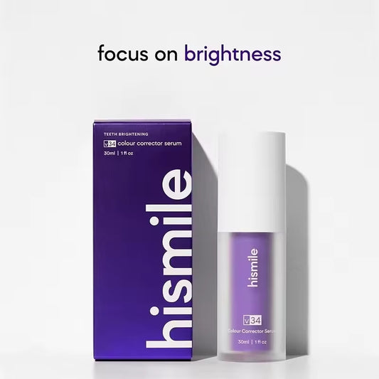Hismile - Corrector De Color V34, Blanqueamiento De Dientes, Eliminación De Manchas De Dientes 30 ml