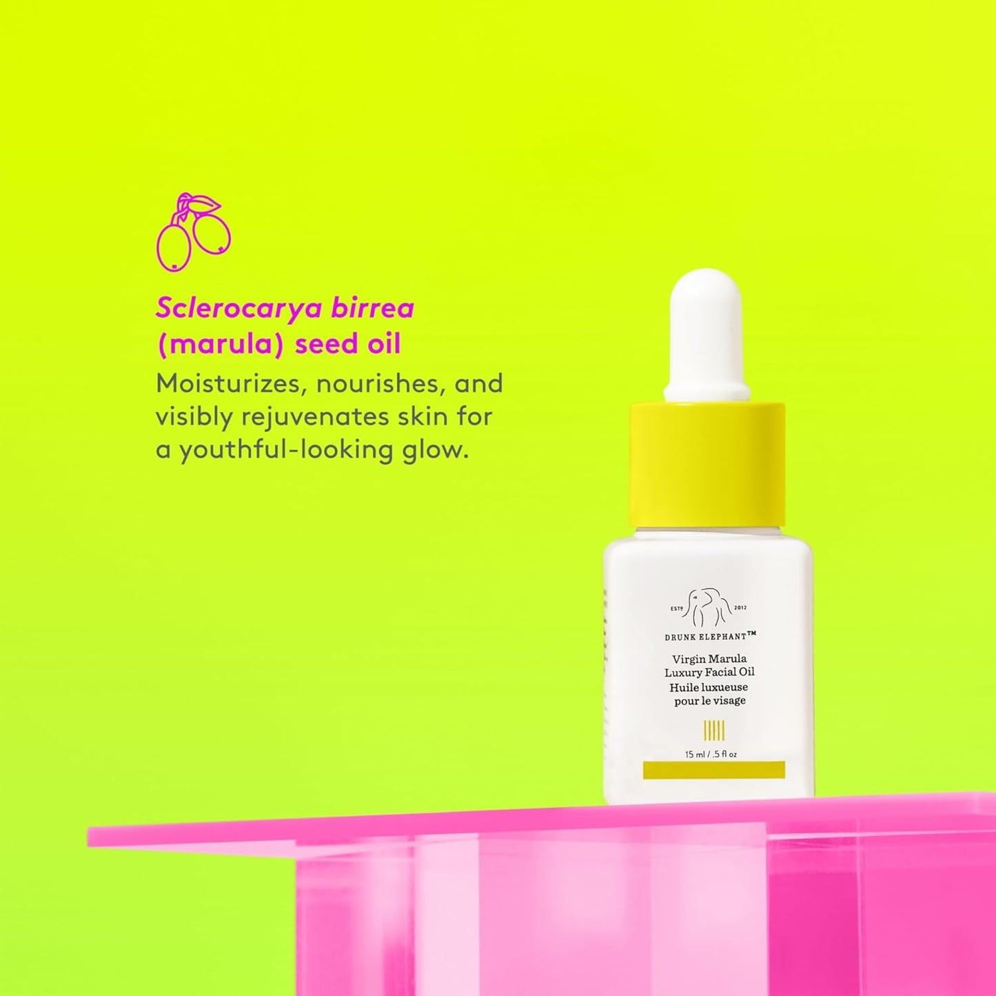 Drunk Elephant Virgin Marula Luxury Facial Oil  - Aceite Facial (15 ml)