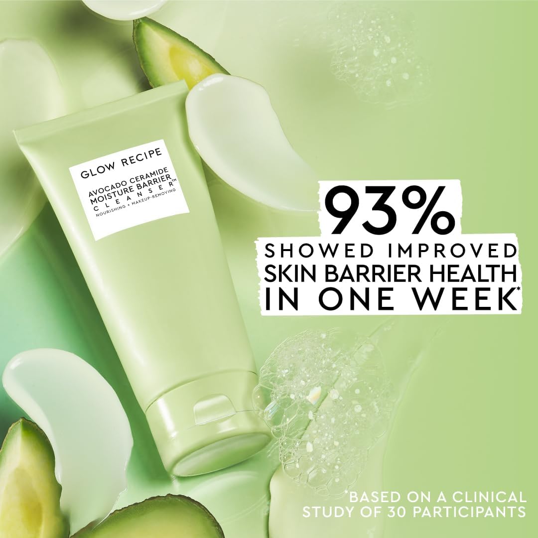 Glow Recipe Avocado Cleanser - Limpiador facial con barrera de humedad y ceramida de aguacate - 150ml