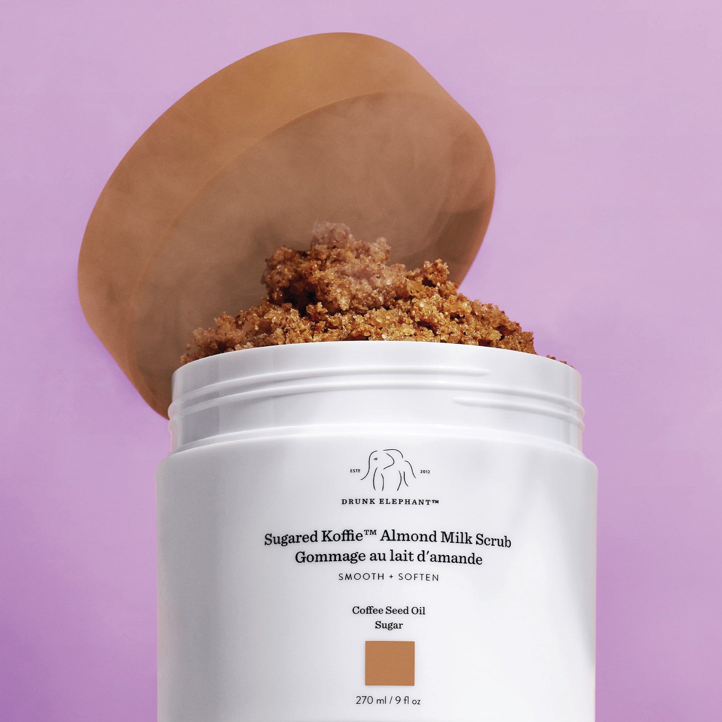 Drunk Elephant - Exfoliante - Sugared Koffie Almond Milk Scrub - 270 ml