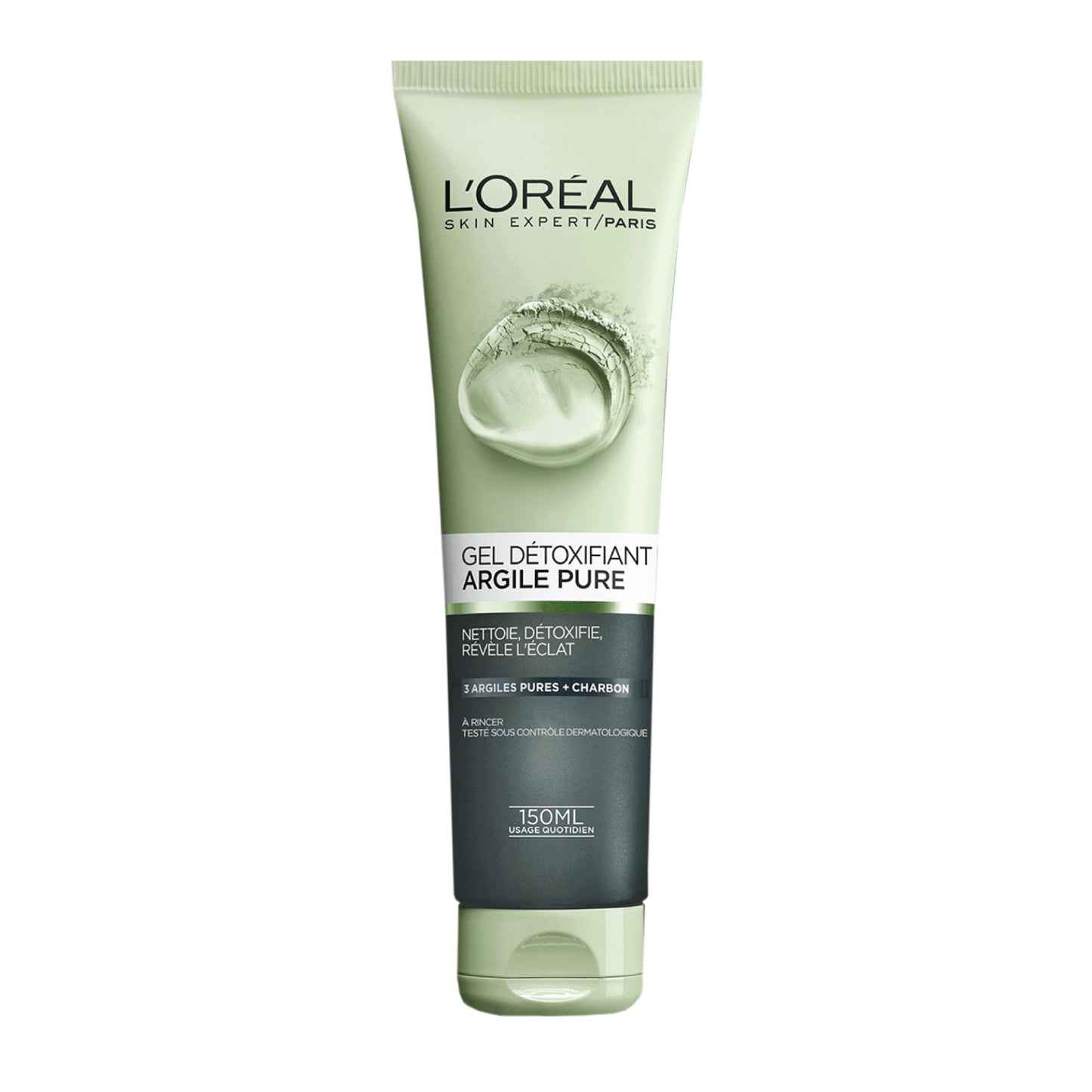 L'Oreal Paris Gel Limpiador Efecto Detox Arcillas Puras, 130 ml