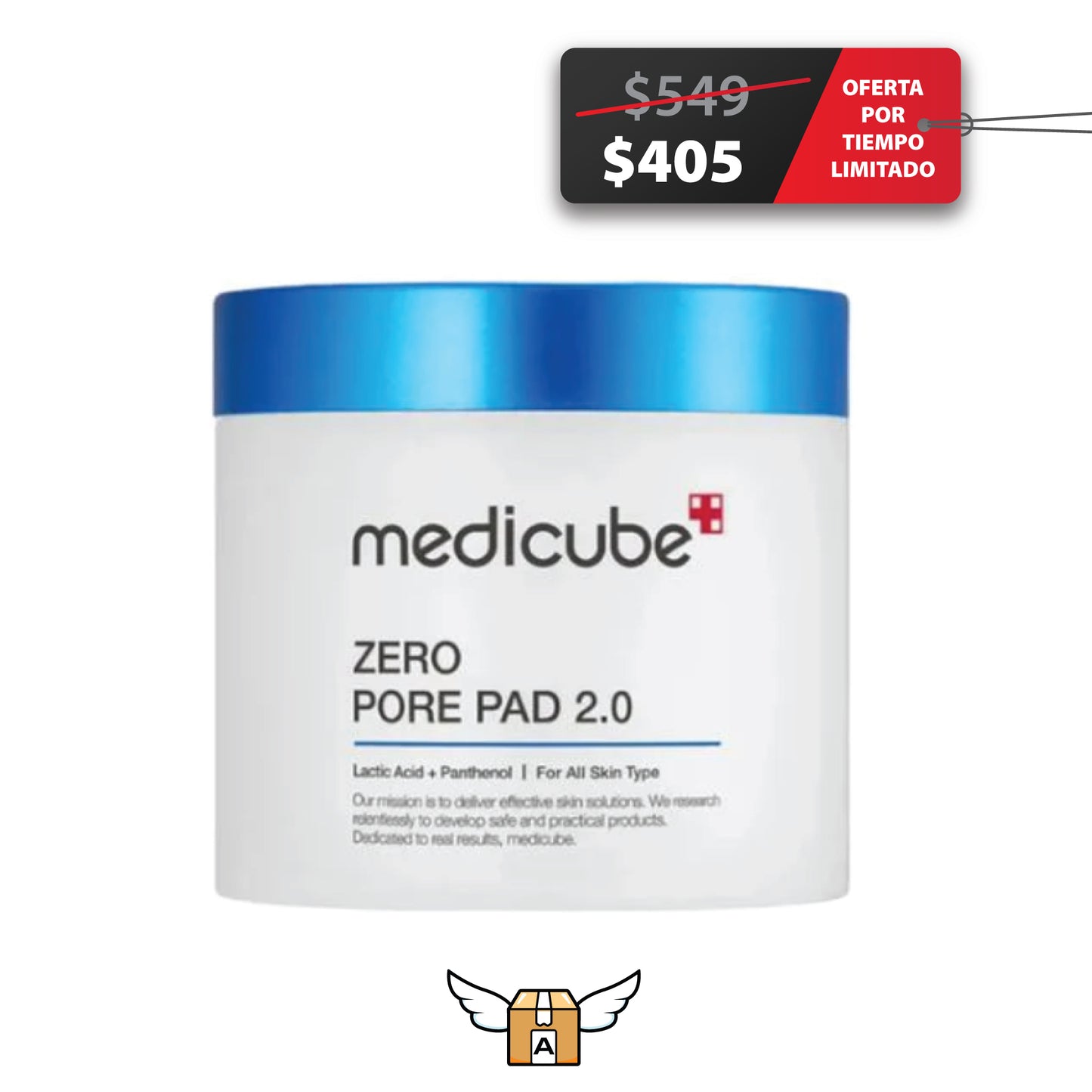 Medicube Zero Pore Pad 2.0 - 70 almohadillas  (155g)